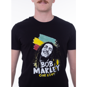 Pánske tričko čierne BOB MARLEY