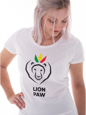 Dámske tričko biele LION PAW