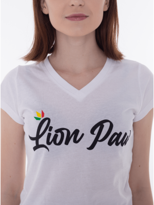 Dámske tričko Lion Paw Street biele
