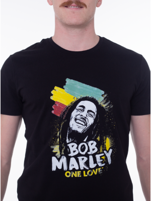 Pánske tričko čierne BOB MARLEY